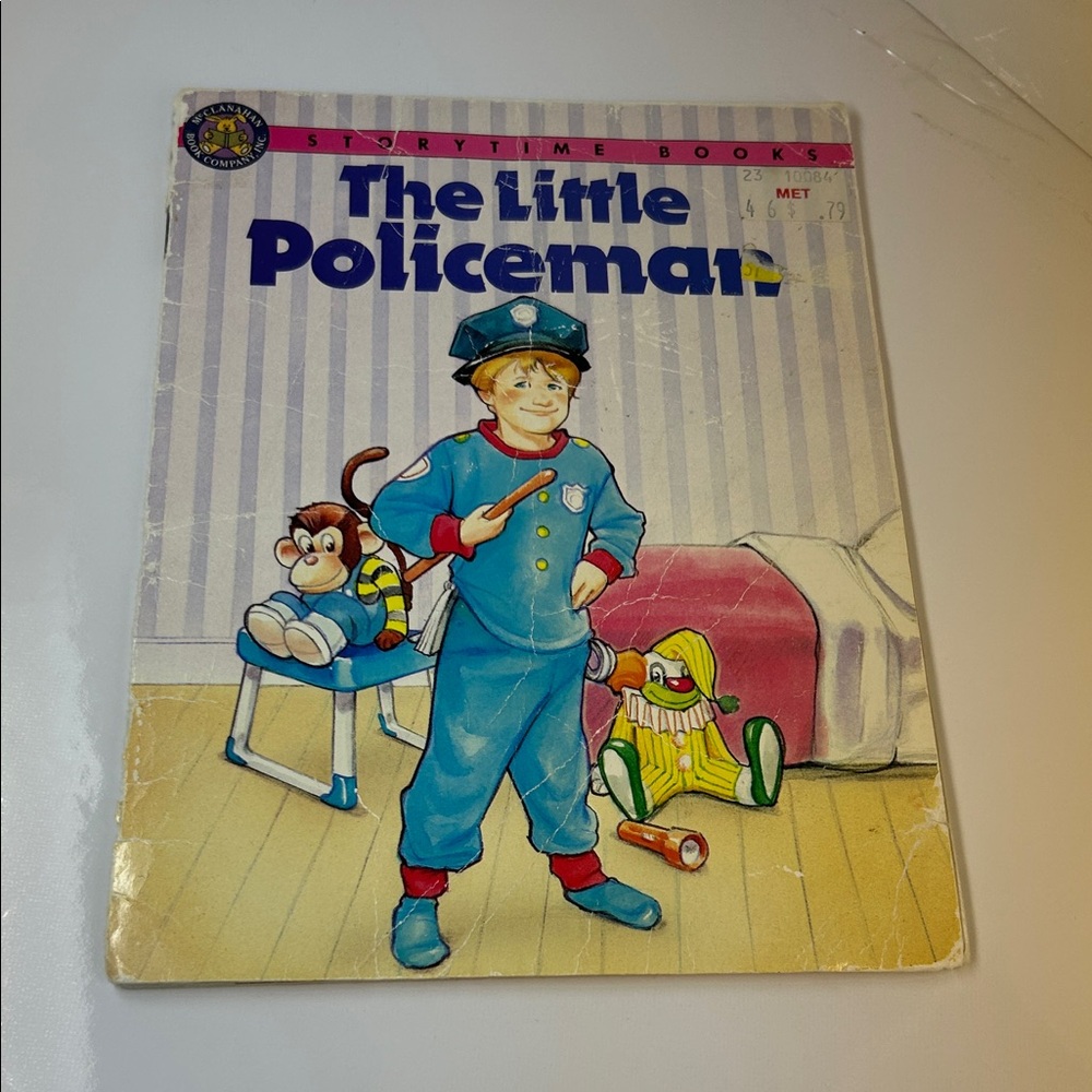 VTG The Little Policeman Storybook by Storytime Books McClanahan Book
